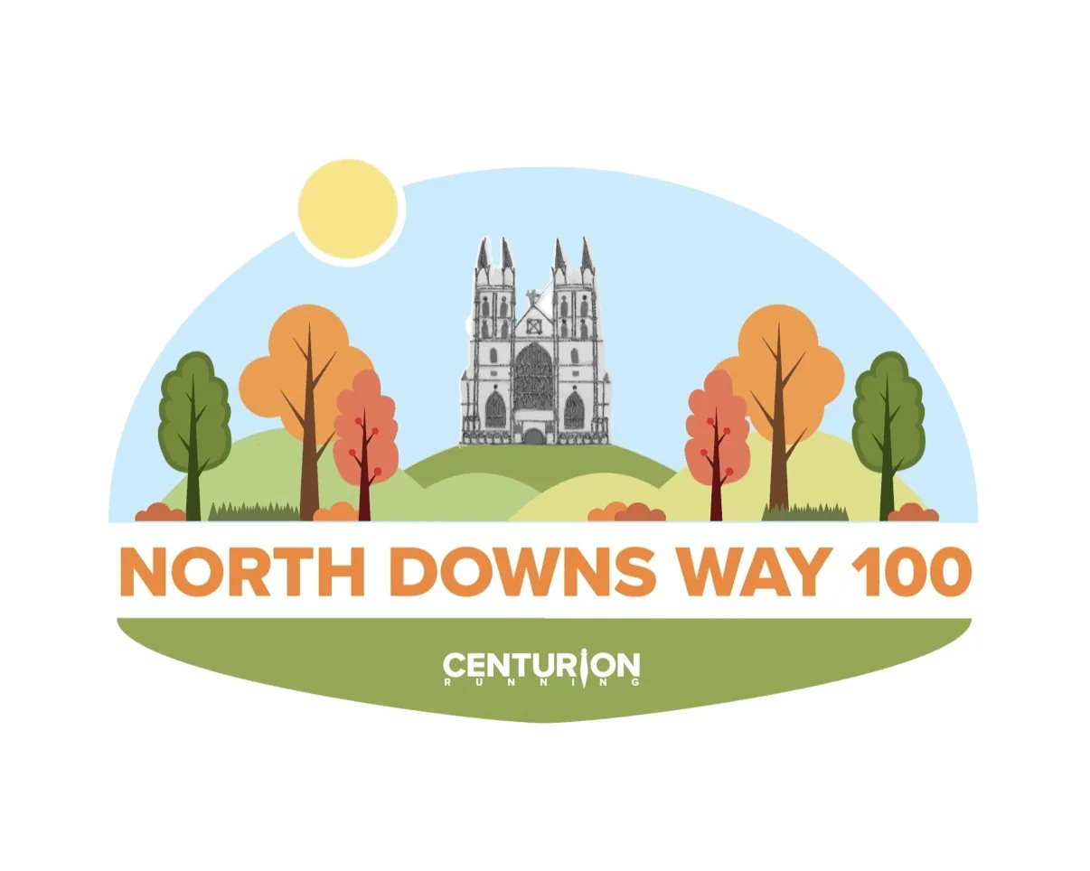 North Downs Way 100 logo