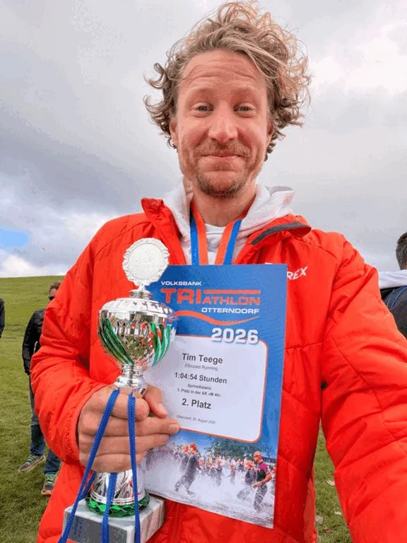 Otterndorf Sprint Triathlon: Run. 2nd Place Overall 🥈🥳