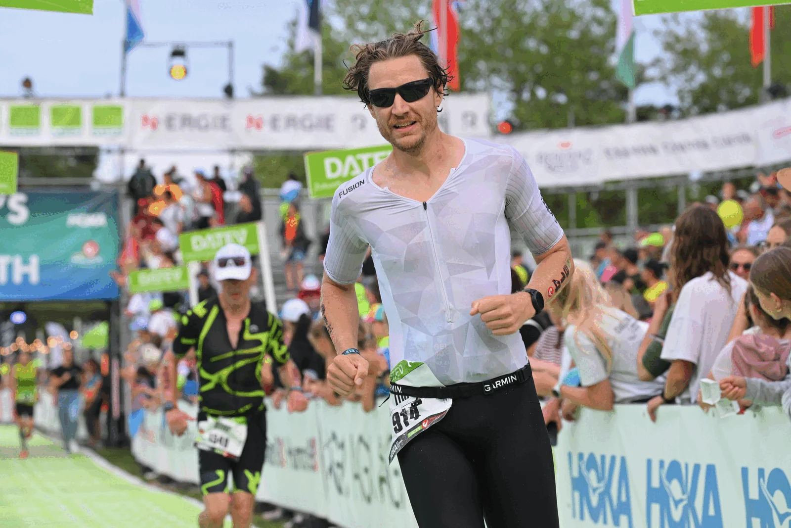 Myself during the final turn of the marathon at Challenge Roth